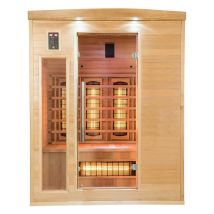 Sauna Infrarossi 3 Posti Apollon Quarz Con Cromoterapia