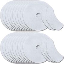 30 Filtres D'Échappement Pour Sèche-linge, Filtre À Peluches Universel De Rechange Pour Sèche-linge Portable Panda/( )
