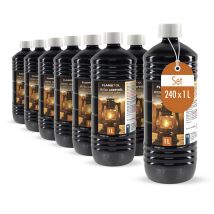 240x 1 L Flambiol Lampenöl Hochrein Kristallklar