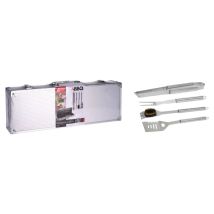 Barbecue Besteckset Progarden Edelstahl 4 Teile