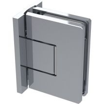 Colcom - Duschtür Scharnier 8500n 90 Grad Glas-wand Mittig, Messing Verchromt Poliert