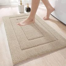 Serbien – Rutschfeste Badematte 50 X 80 Cm – Saugfähige Mikrofaser – Maschinenwaschbar – Extra Dick Fürs Badezimmer