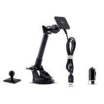 Crosscall X-Car Pro Autobefestigungs- und Ladeset – Kabelloses Schnellladen – 12-24V – 5V-2,4A, 9V-2A, 12V-1,5A – 1m USB-Kabel