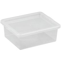 Caja De Almacenamiento Plast-team Basic Box 1,7 Litros Apilable Alimentaria
