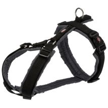 Trixie Trekking Premium Geschirr Schwarz Und Grau M