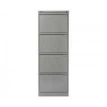 4 Drawer Foolscap Filing Cabinet Bs4g - Grey - Bisley