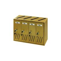 Buzones Postales Vigor Alu Ramato K4 4-cajas 42x17,5x30