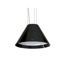 Campana extractora colgante 60 cm – Negra – 800 m³/h – Control remoto – 4 velocidades – Luz LED