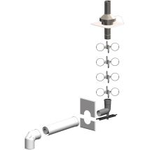Atec Set Pozzetto Pc Dn80/125-dn80 Acciaio Inox, 1471