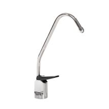 Grifo exterior 1 vía para osmosis – Cuerpo cromado brillante – Conexión de tubo 1/4" – Grifo de fácil instalación