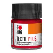 Marabu 032 - Pittura Textil Plus Paint, 50 Ml, Colore: Rosso Carmine