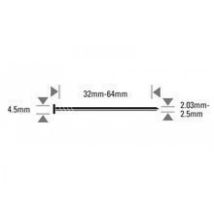 Bostitch Edelstahl-ringspitzen - Für N66c - 6600 Stück - N23r55ss316