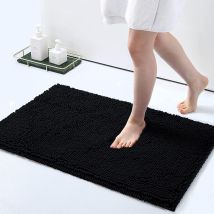 Tapis da bagno super morbido e assorbente – 1,18 pollici – Antiscivolo – Facile da lavare – XINUY