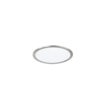 Plafoniera Led Parete Soffitto Rotonda Acciaio Bianco 30 Cm Phoenix Gd Trio