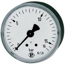 Manometro 40 mm G1 0-4/8 bar – Plastica – Pressione massima 60 °C – Riegler