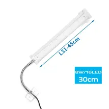 Lámpara Acuario Nobleza Led Aquarium Light 8w 30cm