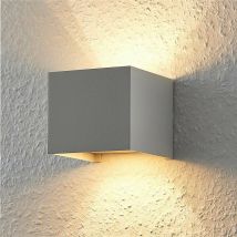 Applique Da Parete Esterno Faretto Led Luce Calda 3000k 12 W Ip65 Es46gc