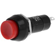 Bouton-poussoir Rond À Circuit Ouvert 12mm Rouge