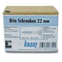 Knauf Brio Schrauben 22 Mm Für Trockenestrich 23 Mm, 500 Stück