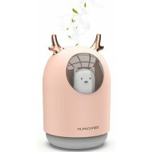 Eting - Kids Room Air Humidifier Silent Ultrasonic With Essential Oils Diffuser 7 Colors Of Light 12 Hour Auto Power Off, 300ml