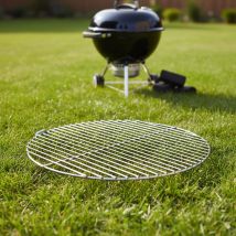 Bbq Grillrost Grillgitter Aus Edelstahl, Rund, Ø 55 Cm - Zum Grillen Von Fleisch, Fisch Und Gemüse - Melko