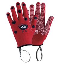 Rostaing - Anabel Guantes Infantiles Para Niñas Aprendices Jardinería, Talla 3-4 Años