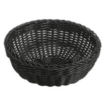 Saleen Schale – 23 cm Durchmesser – 9 cm Höhe – Kunststoff (PP) – Schwarz – Spülmaschinenfest