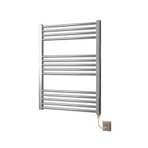 York Flat Chrome Electric Towel Rail 600 X 800mm Towel Radiator