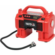 Yato – YT-23248 Kompressor 60 W – 21 l/min – 11 bar – 1,65 kg – Schwarz, Rot