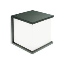 E27 Dodo-Line-Wandlampe – Aluminium-Druckguss – IP43 – max. 60W – 120mm Höhe – Graphit