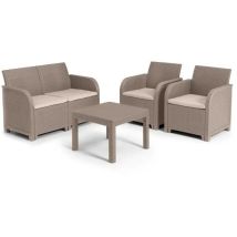 Allibert Von Keter Gartenmöbelset Beige Mit Kissen