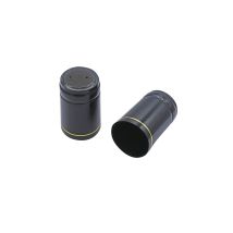 Capsule Termoretraibili Nere Ø 33x H 55 Mm Confezione Da 100 Pz