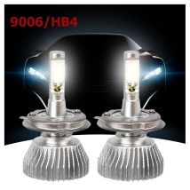 Trade Shop - Par De Lámparas De Repuesto Para Faros De Coche 9006 Hb4 Led 32w Alta Luminosidad Blanco Frío -