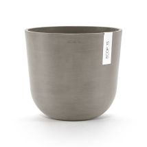 Vaso Rotondo Oslo Tortora D 25xh21,8cm Ecopots