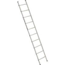 Escalera de mano Euroline – 10 peldaños – Carga máxima 150 kg – Altura de trabajo 3850 mm – Anchura 410 mm