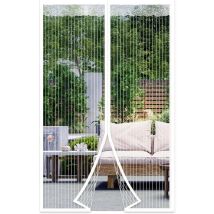 Sunxury – Magnetic Door Mosquito Net 90x210cm – Polyester Net With Magnetic Strips – Drill-free Installation For Balconies And Terraces