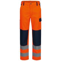 Gr .42 Freital Warnschutz-bundhose Orange Freital High Visibility Trousers