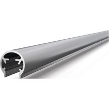 Athmer - Profilo Di Protezione Bs-bu-20k + Lunghezza 1980 Mm Sul Lato Cerniera Cerniera-d. 20 Mm Anodizzato Argento