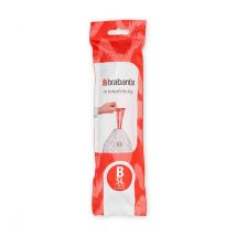 Brabantia – PerfectFit Bin Bags – 5 Litre Capacity – Pack of 10 – Extra Strong, Tear-Resistant Plastic
