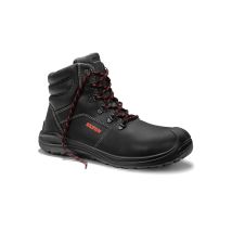 Elten Schnürstiefel Anderson Loop S3 Schwarz Größe 42 Rindleder Polyurethan Stahlkappe hitzebeständig antistatisch