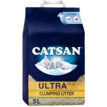 Catsan - Ultra Clumping Odour Control Cat Litter - 5ltr - 811524