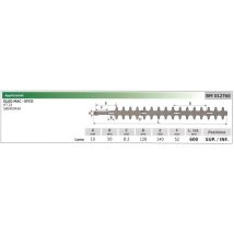 RAG Heckenschneider Zubehör – Ober- oder Untermesser – 600mm – 10mm – 50mm – 8,3mm – 128mm – 140mm – 52mm