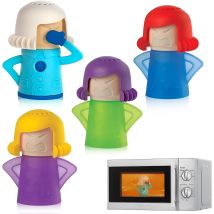 Sollbry - 4 Piezas Angry Mama, Limpiador A Vapor Para Horno Microondas, Desodoriza Y Limpia Refrigeradores, Limpiador Cool Mama Para Refrigeradores, 