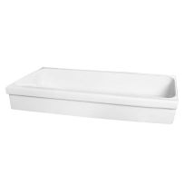 Idral Rubinetteria - Lavabo A Canale In Ceramica Da 120 Cm Serie Kids Idral 10395 Bianco - Ceramica