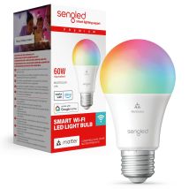 Lampadina Led Smart Sengled (e27), Abilitata Per Matter I Alexa, Multicolore, Equivalente A 60 W, 800 Lm, Abbinamento Istantaneo, Compatibile Con 