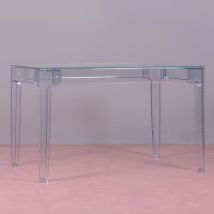 Nest Dream - Rechteckiger Glastisch - Ghost - Transparent
