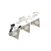 Led-set Pira - 3 Strahler Inkl. Schalter Und Trafo, Neutralweiß