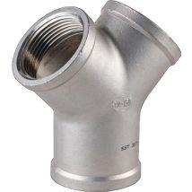 Y-Stück EN 10226-1 NPS 3/4′′ – Innengewinde – AISI 316/1.4408/V4A – Druckempfehlung max. 20 bar – 10 Stück pro Karton