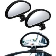 2pcs Retroviseur Conduite Accompagnée Retroviseur Angle Mort Miroir D'Angle Mort Rétroviseur Conduite Accompagnée Pour Tous Les Voitures- Miroir 