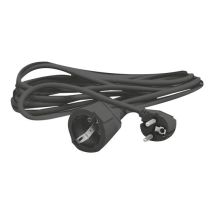 Silver Electronics - Prolongador Electrico Schuko 4,8mm 16a Negro 10m